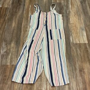 Lilt Multicolor Striped Jumpsuit